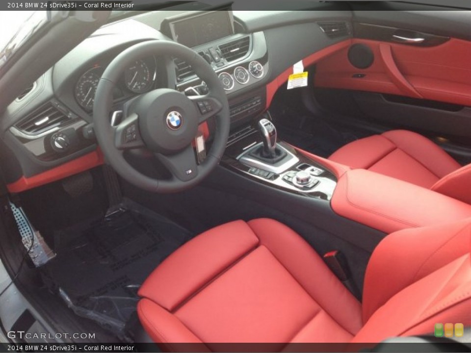 Coral Red Interior Photo for the 2014 BMW Z4 sDrive35i #91771498