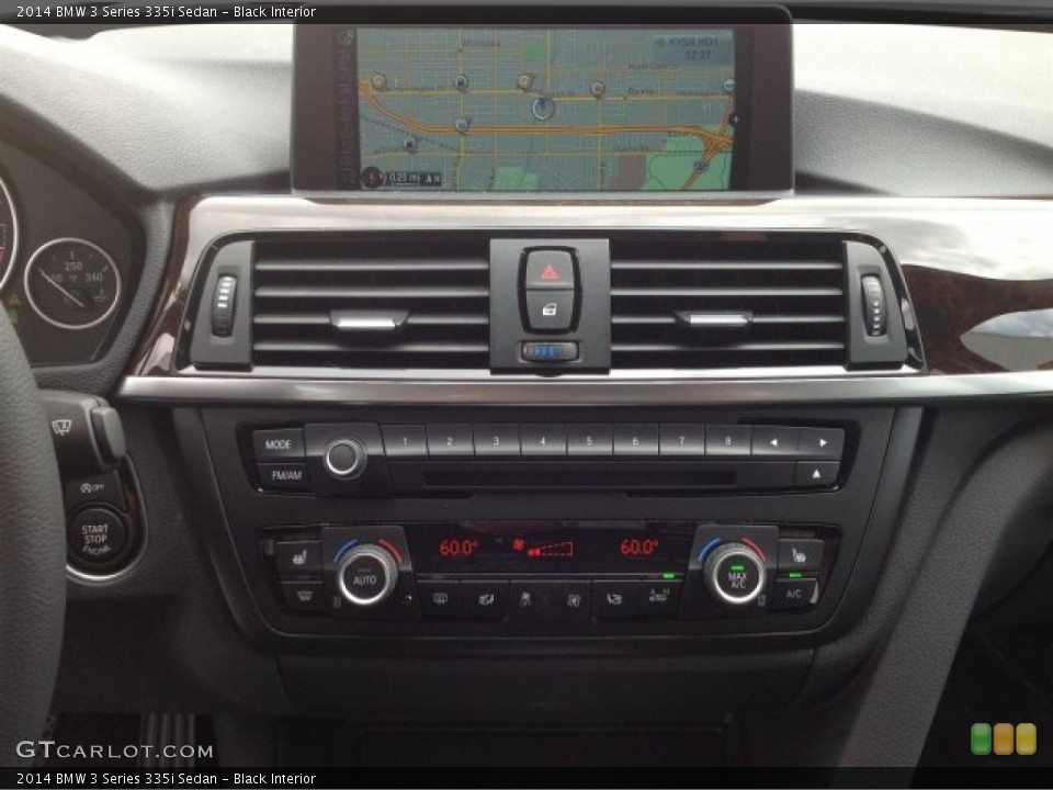 Black Interior Controls for the 2014 BMW 3 Series 335i Sedan #91771601