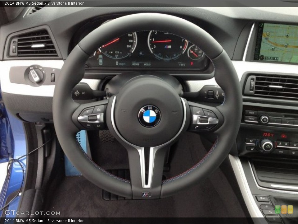 Silverstone II Interior Steering Wheel for the 2014 BMW M5 Sedan #91771693