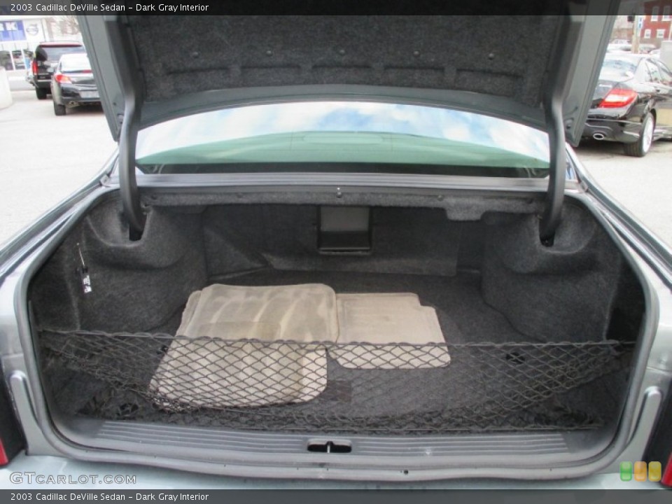 Dark Gray Interior Trunk for the 2003 Cadillac DeVille Sedan #91772603