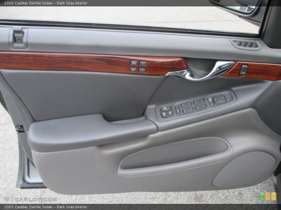 Dark Gray Interior Door Panel for the 2003 Cadillac DeVille Sedan #91772607