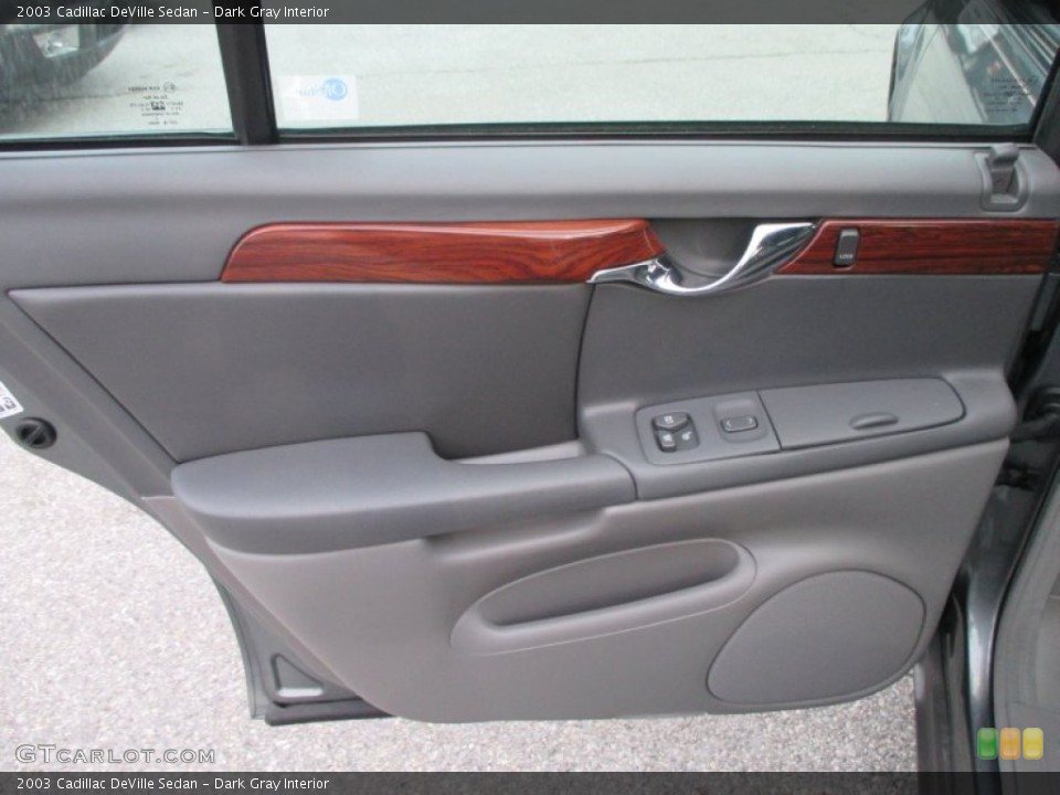 Dark Gray Interior Door Panel for the 2003 Cadillac DeVille Sedan #91772612