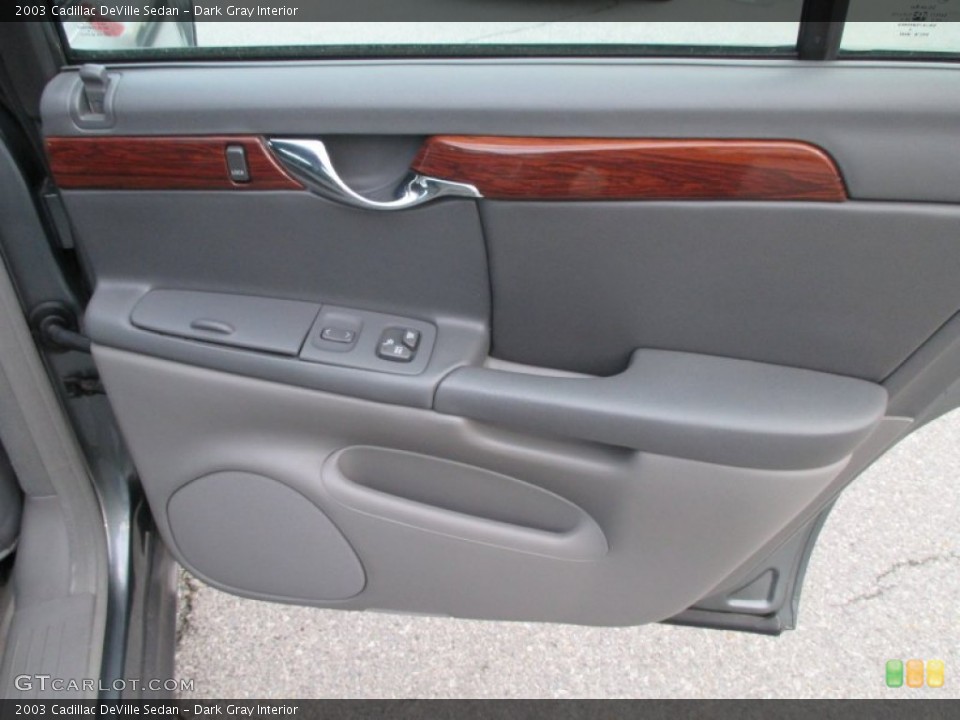Dark Gray Interior Door Panel for the 2003 Cadillac DeVille Sedan #91772618