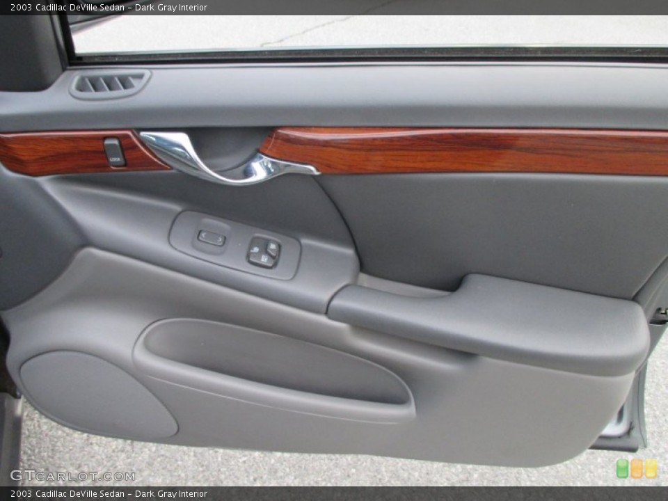 Dark Gray Interior Door Panel for the 2003 Cadillac DeVille Sedan #91772624
