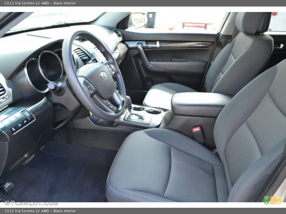 Black Interior Front Seat for the 2013 Kia Sorento LX AWD #91772930