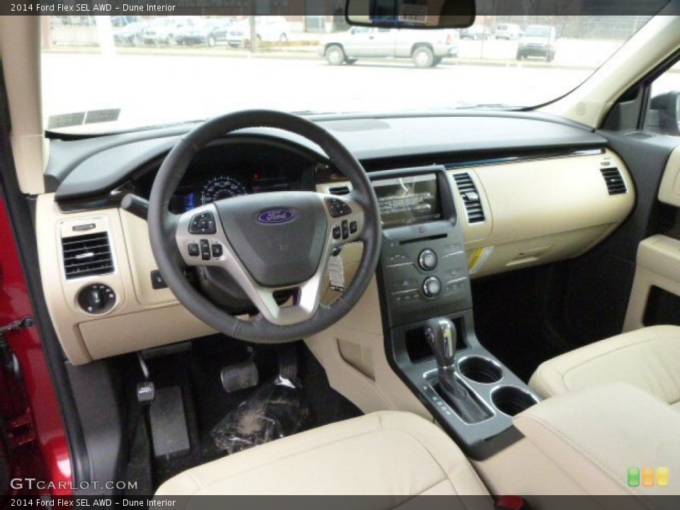 Dune Interior Prime Interior for the 2014 Ford Flex SEL AWD #91777283