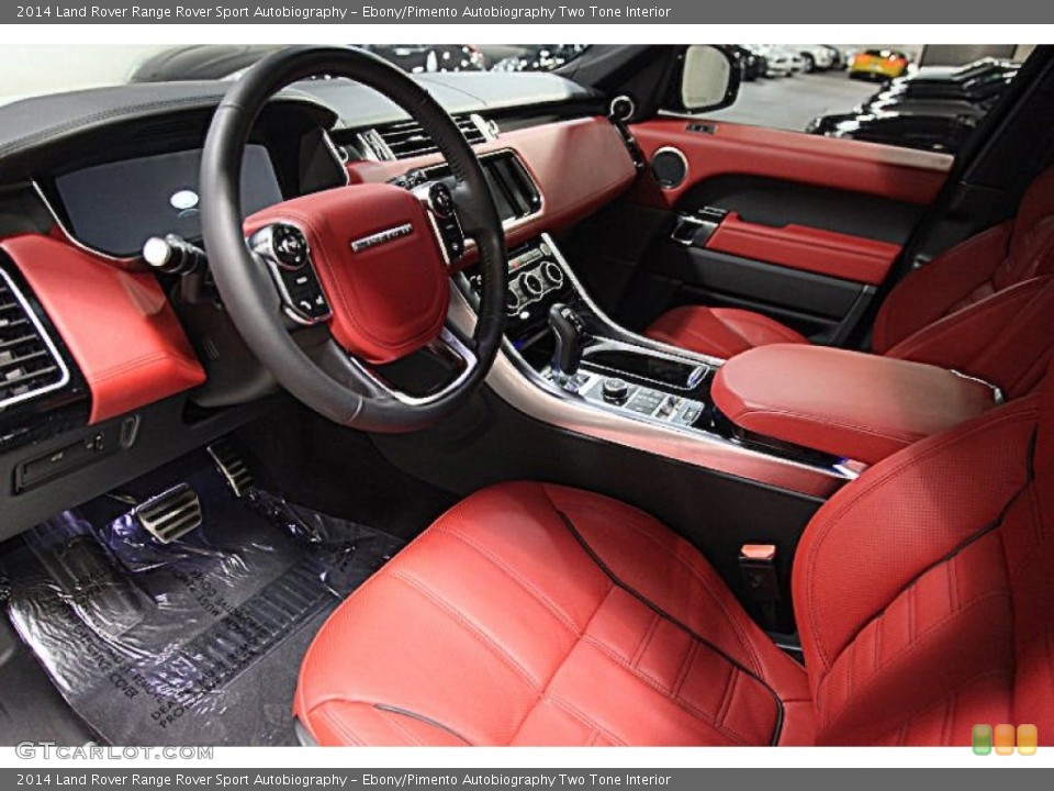 Ebony/Pimento Autobiography Two Tone Interior Photo for the 2014 Land Rover Range Rover Sport Autobiography #91779041