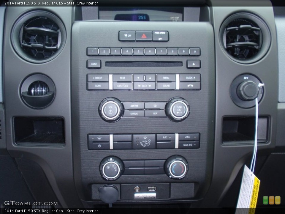 Steel Grey Interior Controls for the 2014 Ford F150 STX Regular Cab #91779308