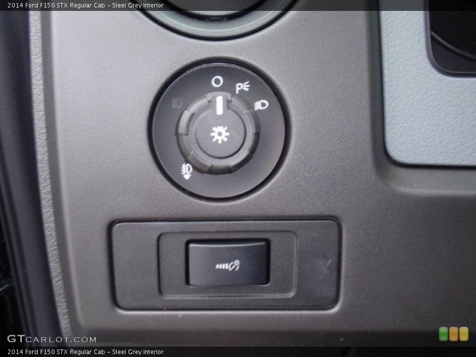 Steel Grey Interior Controls for the 2014 Ford F150 STX Regular Cab #91779371