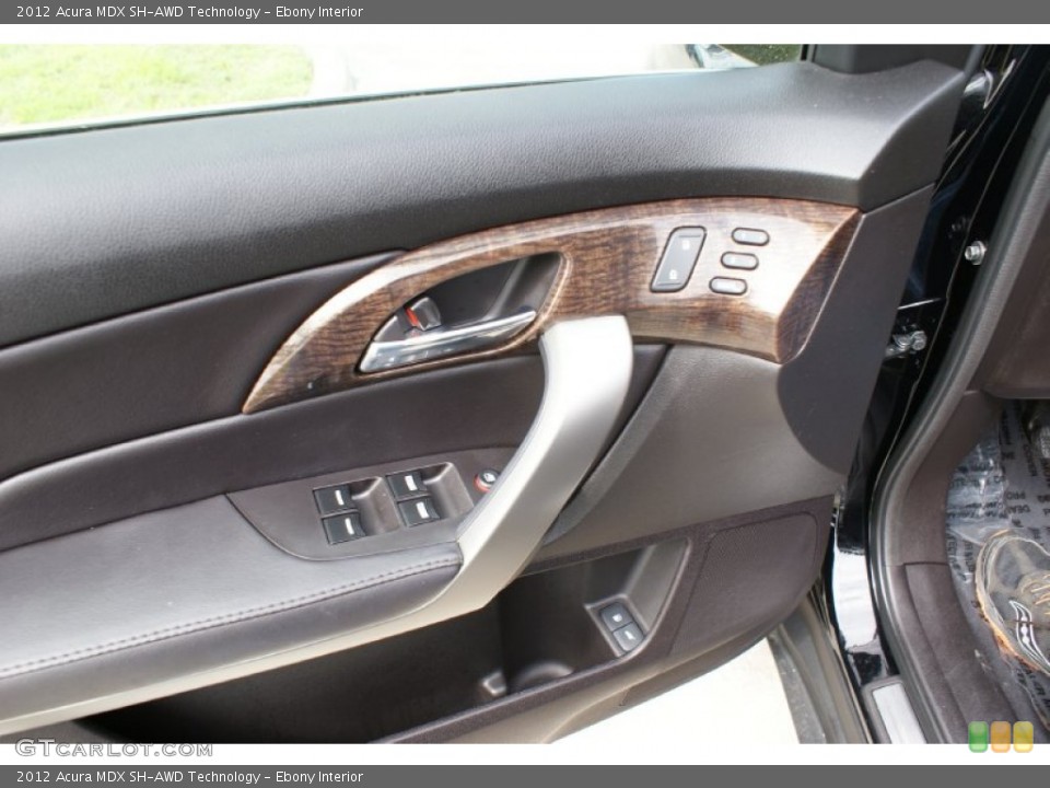 Ebony Interior Controls for the 2012 Acura MDX SH-AWD Technology #91783331