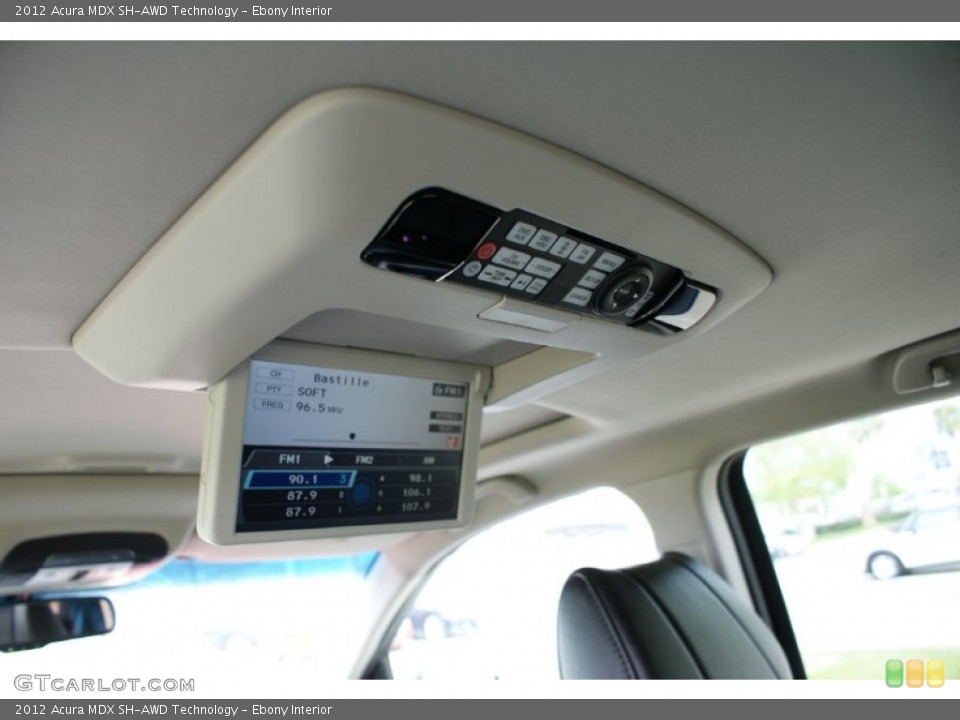 Ebony Interior Entertainment System for the 2012 Acura MDX SH-AWD Technology #91783412