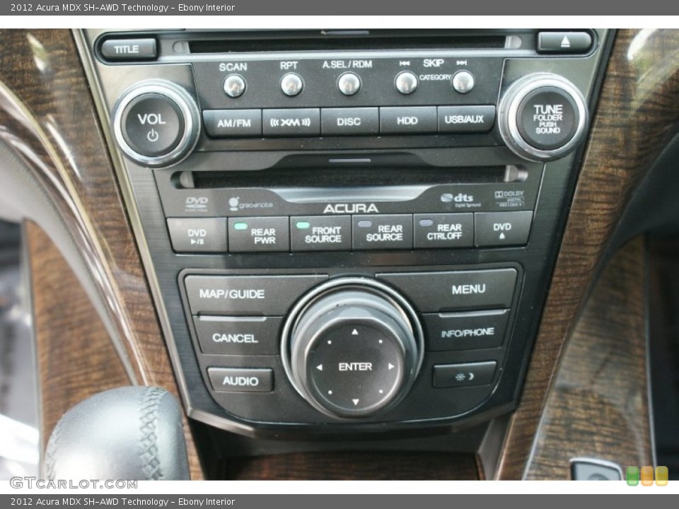 Ebony Interior Audio System for the 2012 Acura MDX SH-AWD Technology #91783574