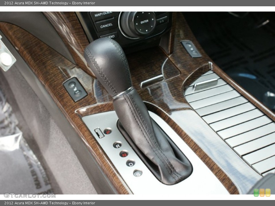 Ebony Interior Transmission for the 2012 Acura MDX SH-AWD Technology #91783595