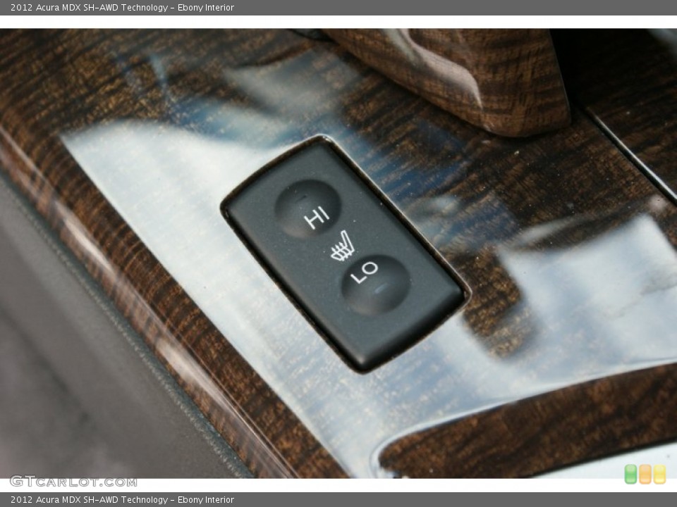 Ebony Interior Controls for the 2012 Acura MDX SH-AWD Technology #91783619