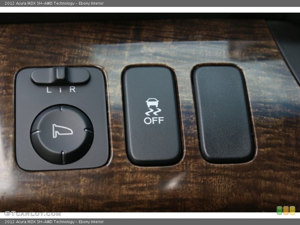 Ebony Interior Controls for the 2012 Acura MDX SH-AWD Technology #91783730