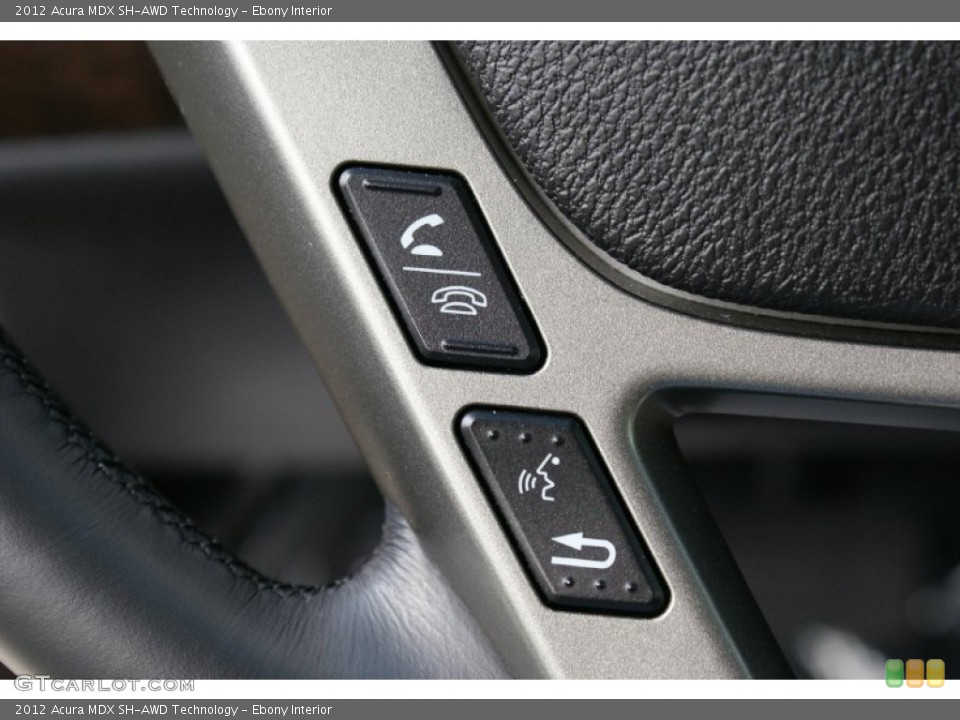 Ebony Interior Controls for the 2012 Acura MDX SH-AWD Technology #91783802