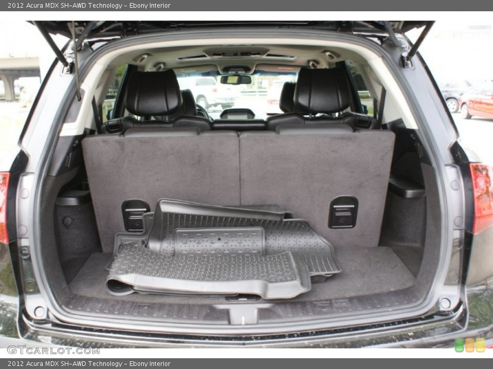 Ebony Interior Trunk for the 2012 Acura MDX SH-AWD Technology #91783868