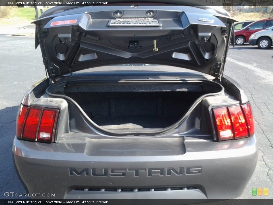 Medium Graphite Interior Trunk for the 2004 Ford Mustang V6 Convertible #91783955