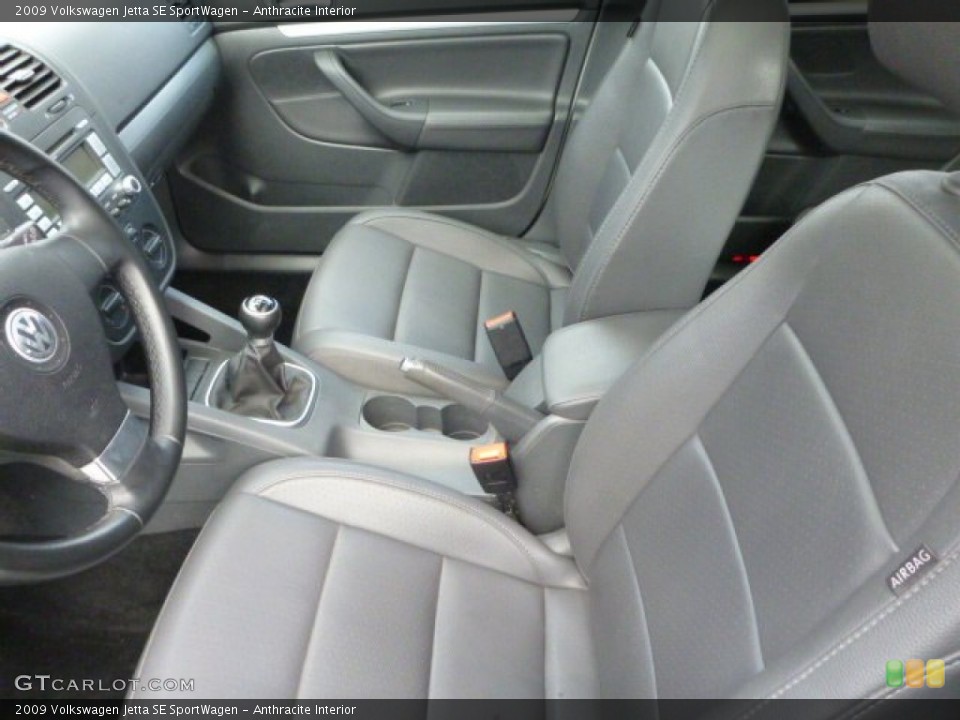 Anthracite Interior Photo for the 2009 Volkswagen Jetta SE SportWagen #91787363