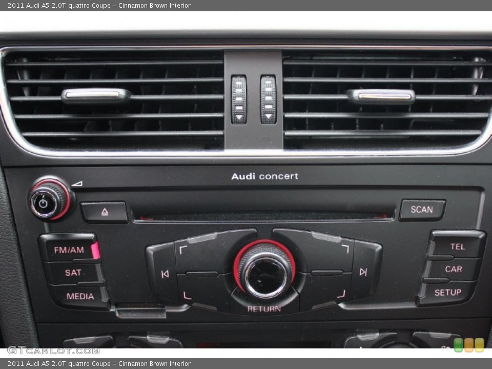 Cinnamon Brown Interior Audio System for the 2011 Audi A5 2.0T quattro Coupe #91788728