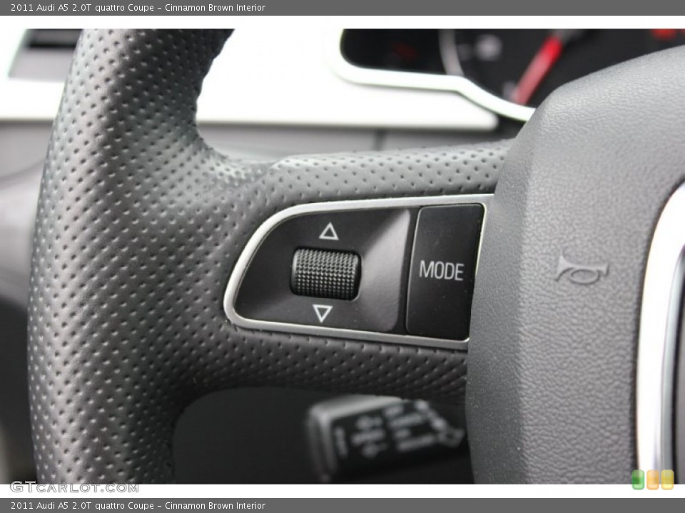 Cinnamon Brown Interior Controls for the 2011 Audi A5 2.0T quattro Coupe #91788896