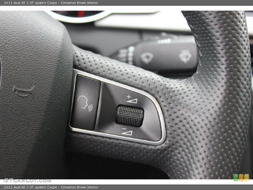 Cinnamon Brown Interior Controls for the 2011 Audi A5 2.0T quattro Coupe #91788917