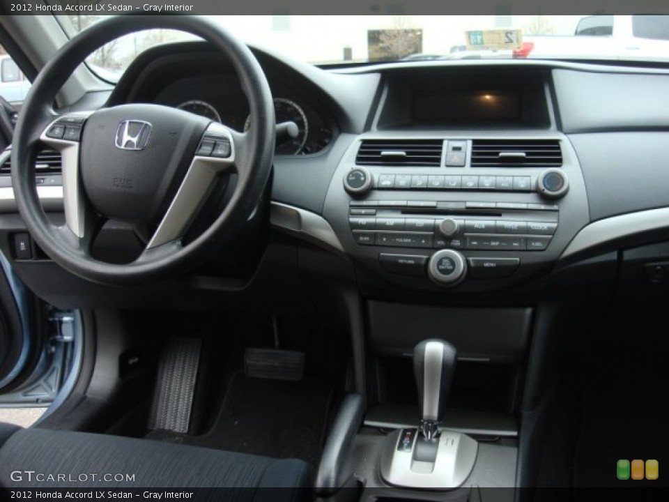 Gray Interior Dashboard for the 2012 Honda Accord LX Sedan #91789010