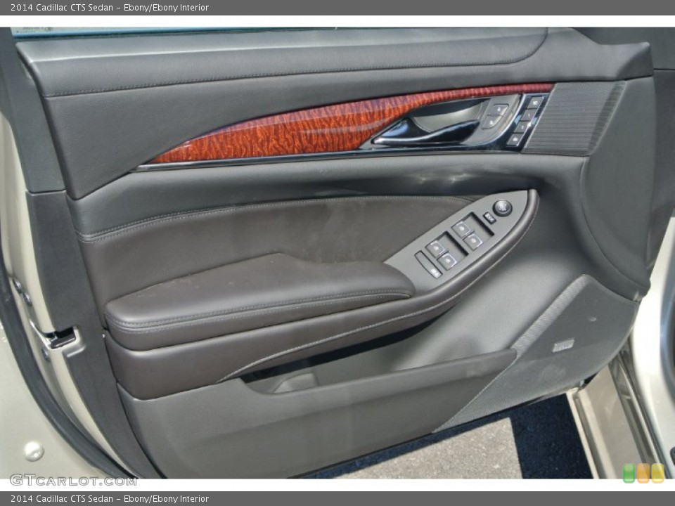 Ebony/Ebony Interior Door Panel for the 2014 Cadillac CTS Sedan #91790339