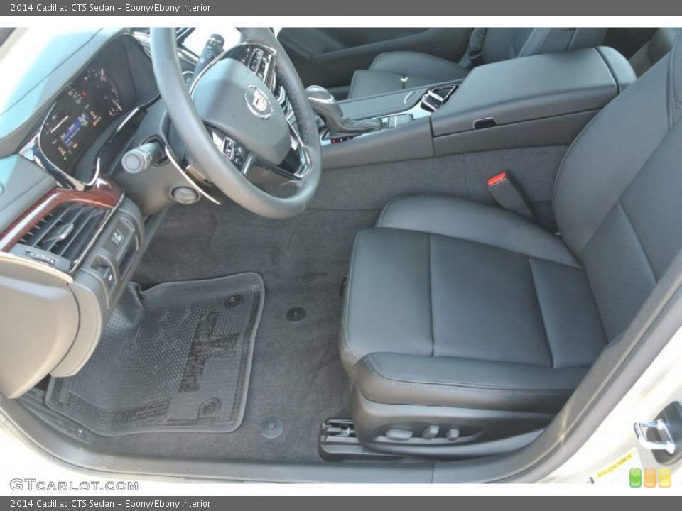Ebony/Ebony Interior Front Seat for the 2014 Cadillac CTS Sedan #91790355