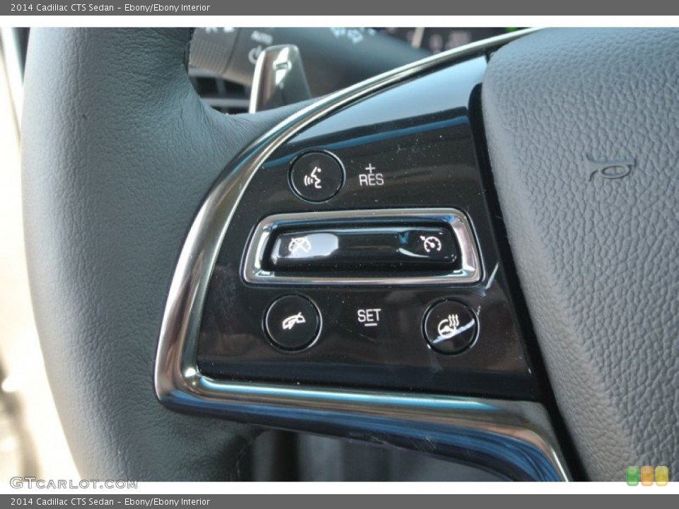 Ebony/Ebony Interior Controls for the 2014 Cadillac CTS Sedan #91790420