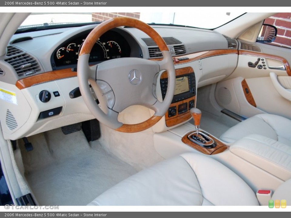 Stone Interior Prime Interior for the 2006 Mercedes-Benz S 500 4Matic Sedan #91790846