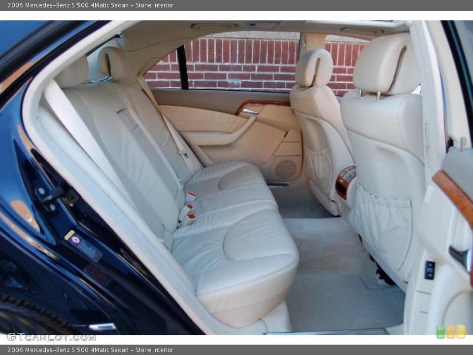 Stone Interior Rear Seat for the 2006 Mercedes-Benz S 500 4Matic Sedan #91791023