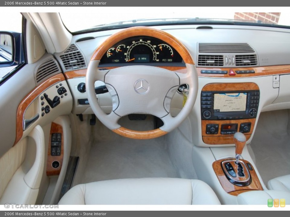 Stone Interior Dashboard for the 2006 Mercedes-Benz S 500 4Matic Sedan #91791074
