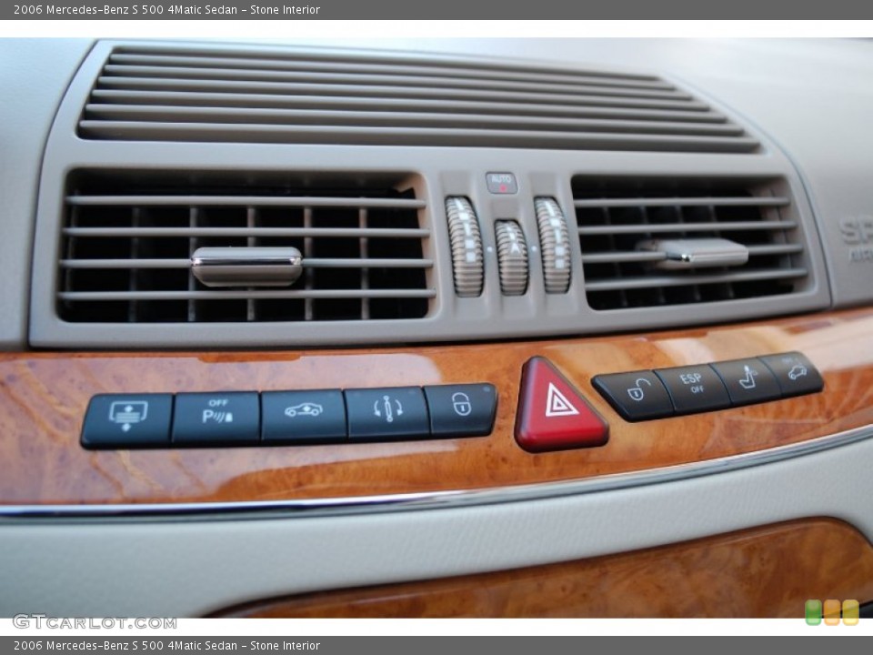Stone Interior Controls for the 2006 Mercedes-Benz S 500 4Matic Sedan #91791134
