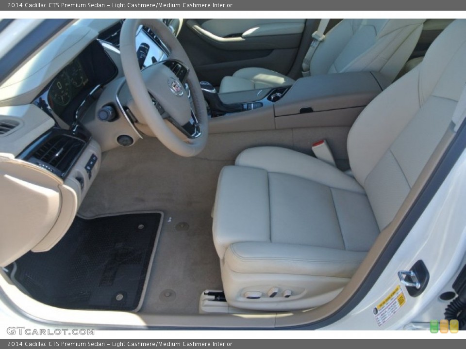 Light Cashmere/Medium Cashmere Interior Photo for the 2014 Cadillac CTS Premium Sedan #91791164