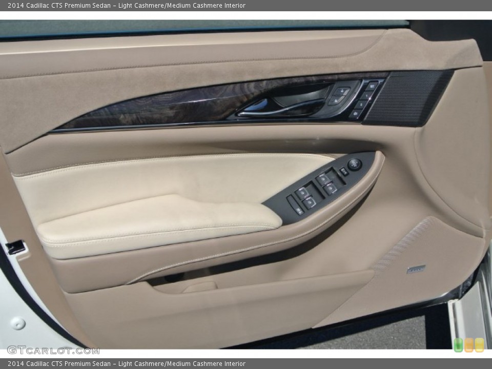 Light Cashmere/Medium Cashmere Interior Door Panel for the 2014 Cadillac CTS Premium Sedan #91791182
