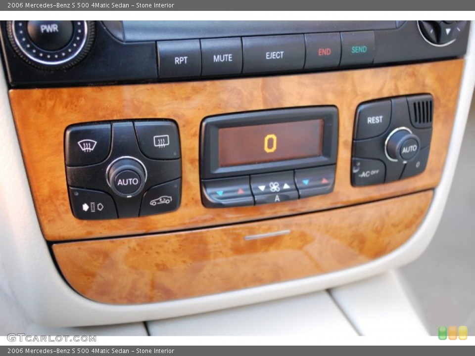 Stone Interior Controls for the 2006 Mercedes-Benz S 500 4Matic Sedan #91791209
