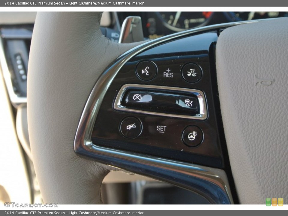 Light Cashmere/Medium Cashmere Interior Controls for the 2014 Cadillac CTS Premium Sedan #91791296