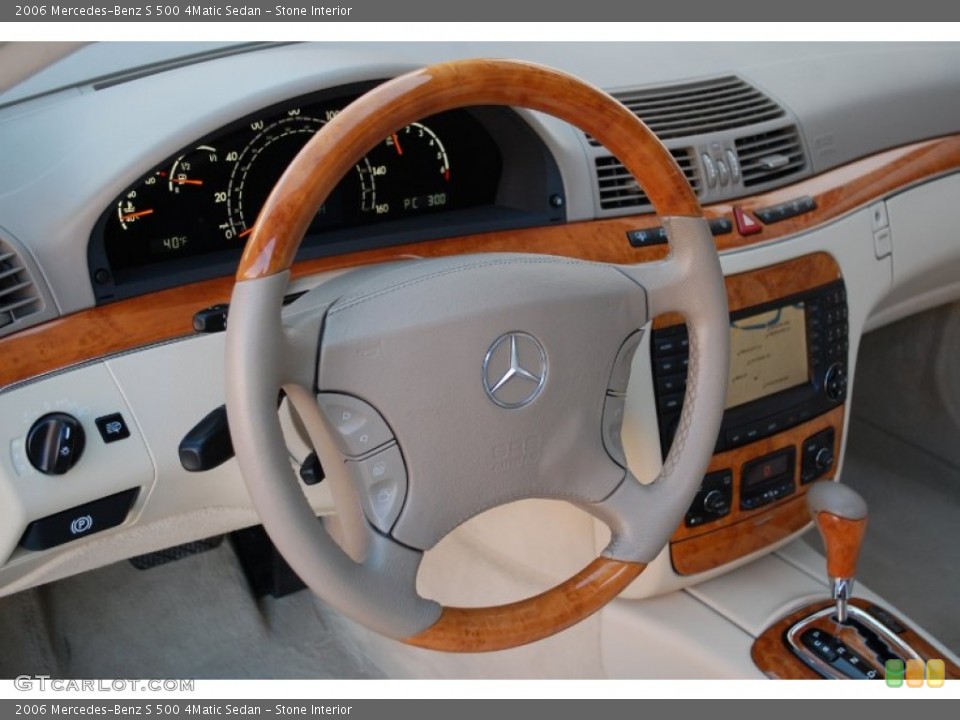 Stone Interior Steering Wheel for the 2006 Mercedes-Benz S 500 4Matic Sedan #91791554
