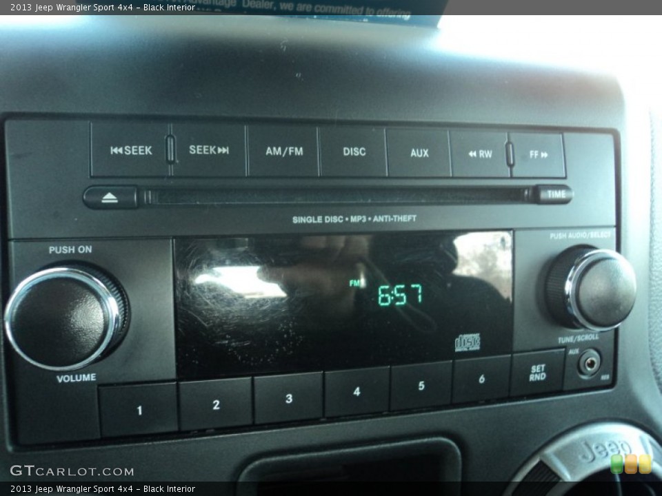 Black Interior Audio System for the 2013 Jeep Wrangler Sport 4x4 #91793771