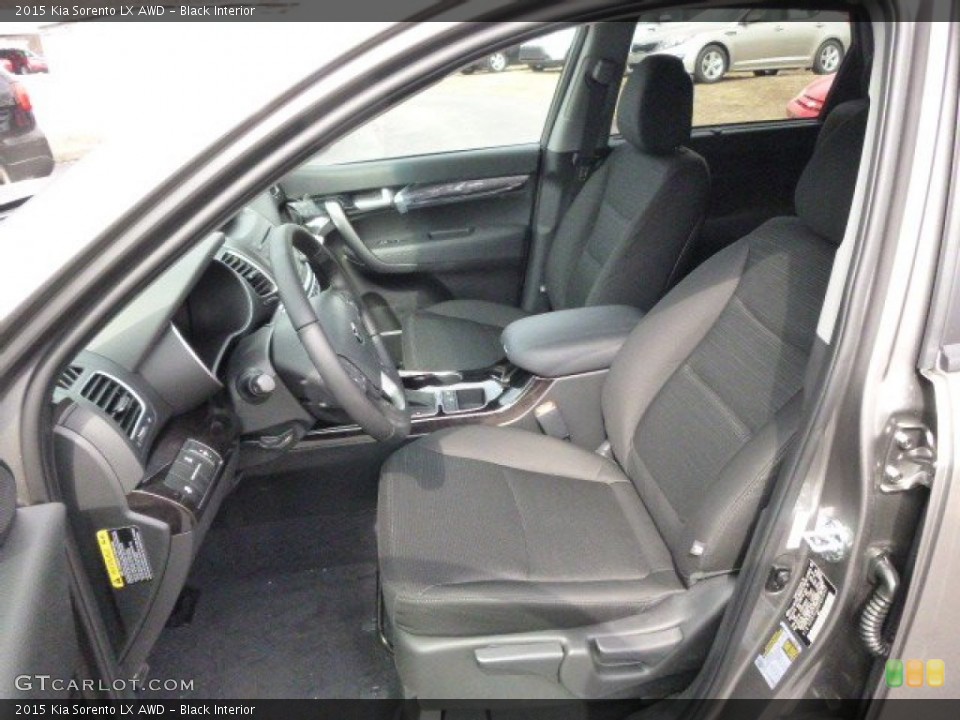 Black Interior Photo for the 2015 Kia Sorento LX AWD #91796183
