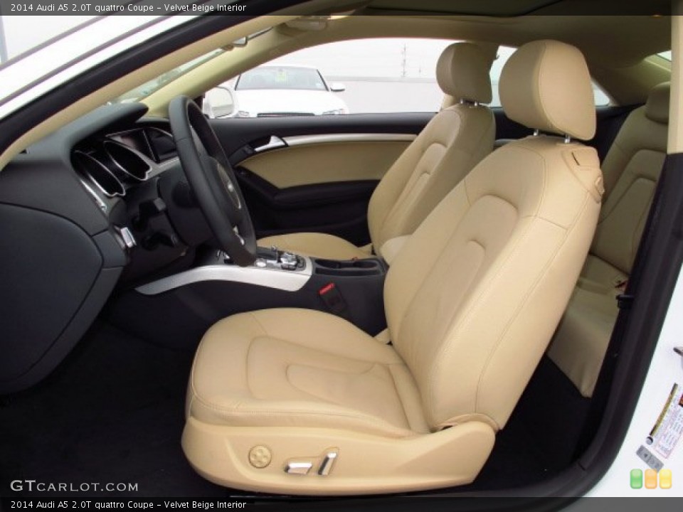 Velvet Beige Interior Photo for the 2014 Audi A5 2.0T quattro Coupe #91796207