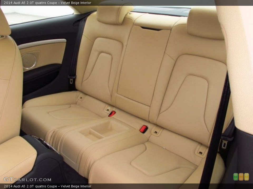 Velvet Beige Interior Rear Seat for the 2014 Audi A5 2.0T quattro Coupe #91796225