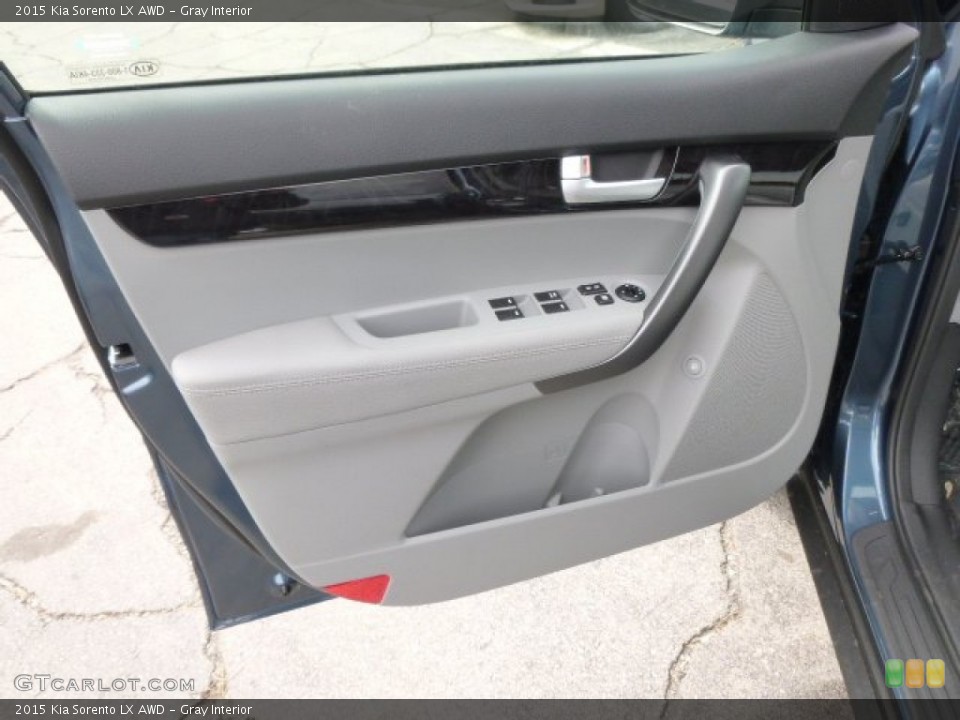 Gray Interior Door Panel for the 2015 Kia Sorento LX AWD #91796603