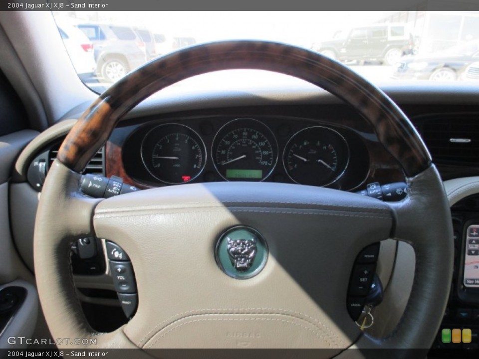 Sand Interior Steering Wheel for the 2004 Jaguar XJ XJ8 #91800164