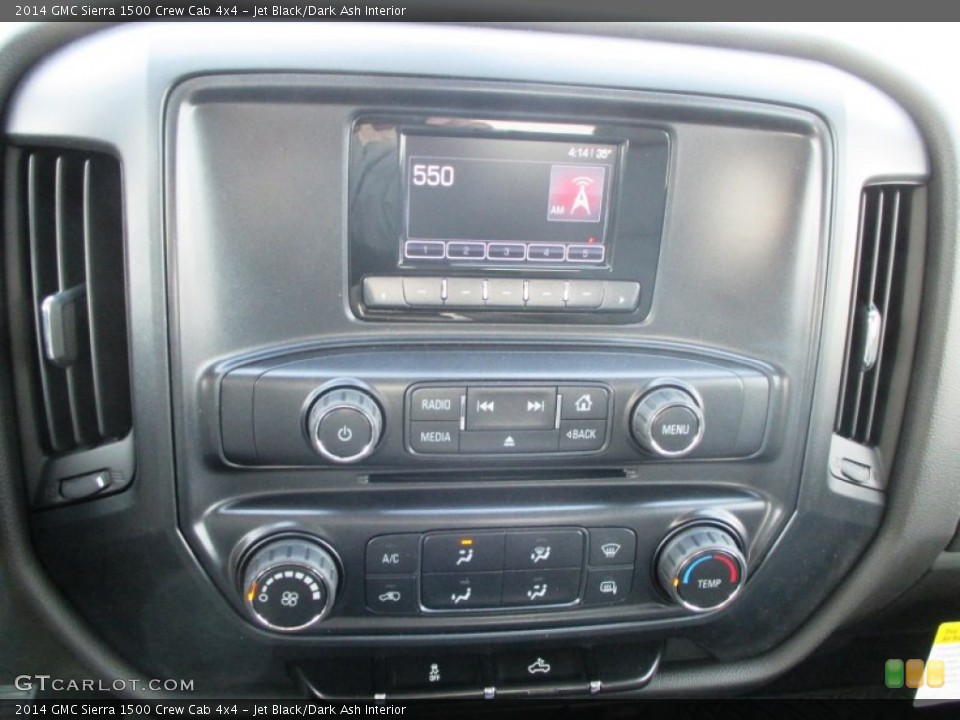 Jet Black/Dark Ash Interior Controls for the 2014 GMC Sierra 1500 Crew Cab 4x4 #91805990