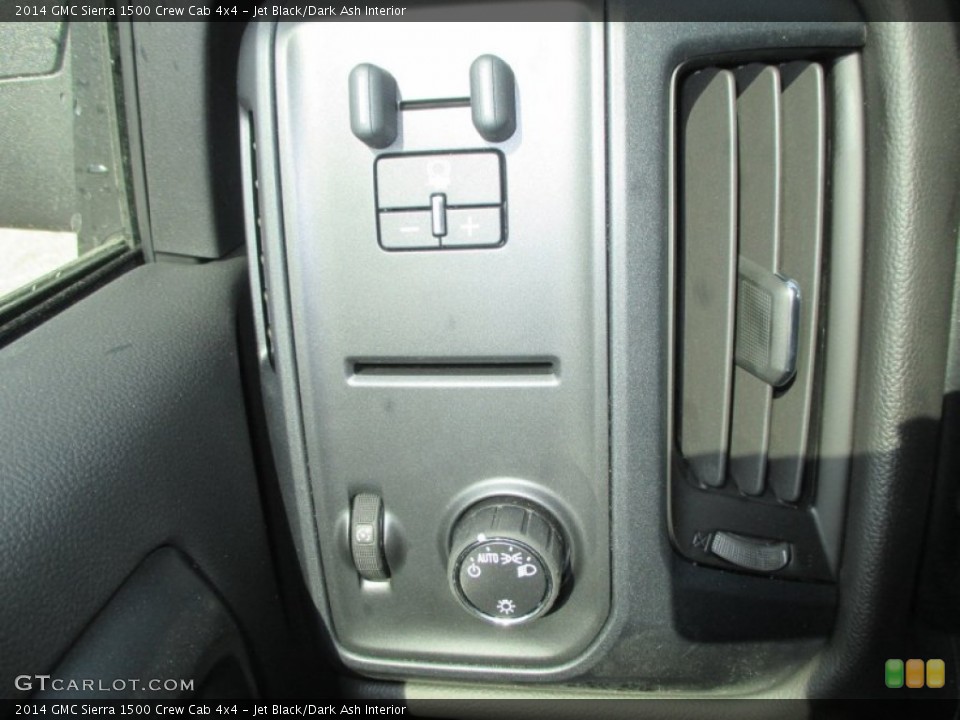 Jet Black/Dark Ash Interior Controls for the 2014 GMC Sierra 1500 Crew Cab 4x4 #91806047