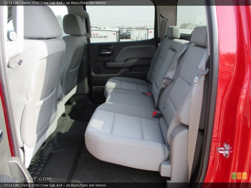Jet Black/Dark Ash Interior Rear Seat for the 2014 GMC Sierra 1500 Crew Cab 4x4 #91806071