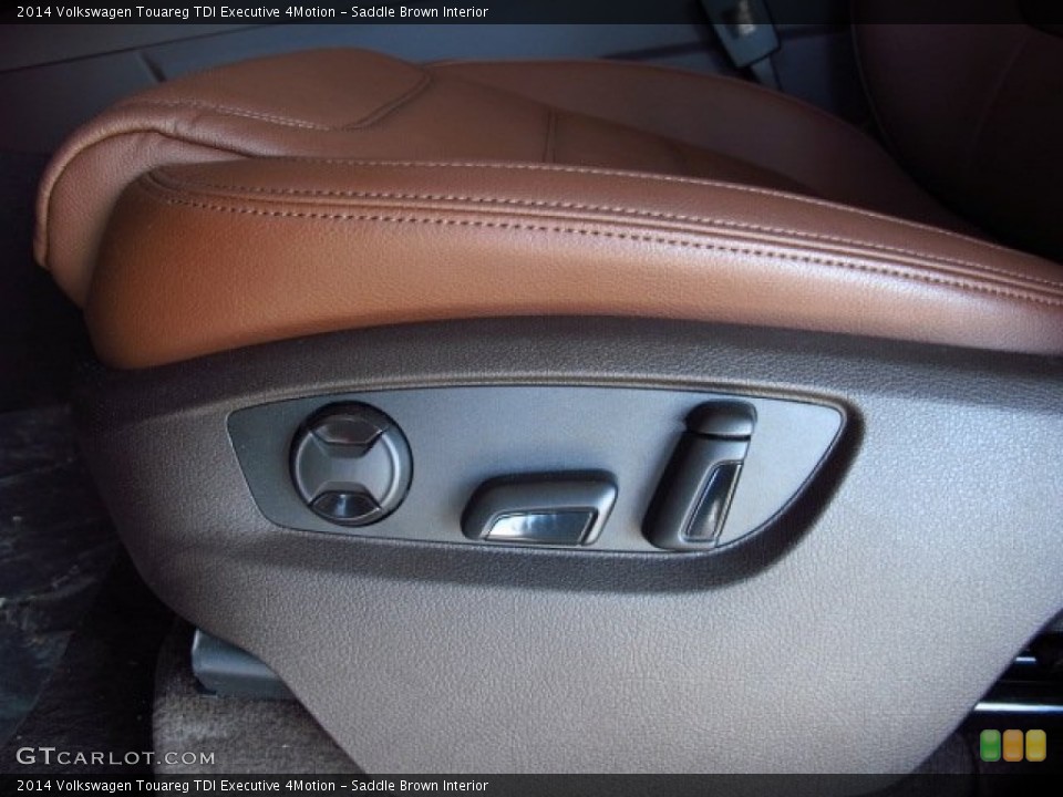 Saddle Brown Interior Front Seat for the 2014 Volkswagen Touareg TDI Executive 4Motion #91811900