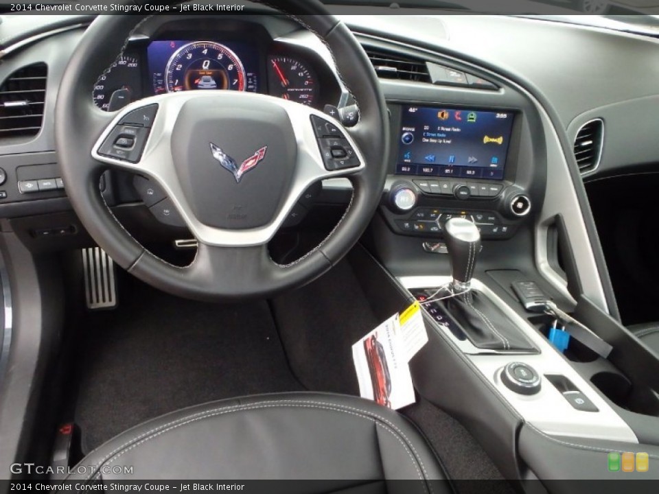 Jet Black Interior Dashboard for the 2014 Chevrolet Corvette Stingray Coupe #91816544